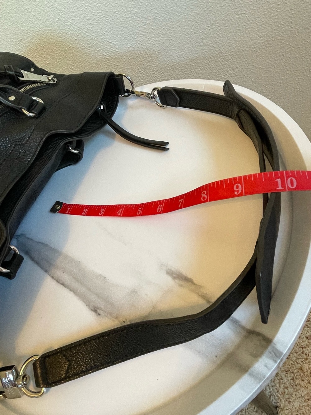 Aimee Kestenberg Black Genuine Leather Road Trip Satchel Bag Purse - Picture 16 of 16